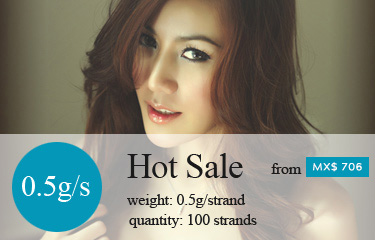 0.5g/strands micro loop hair extensions
